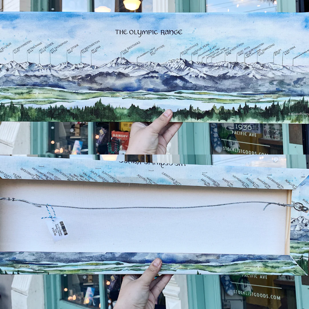 Panoramic Olympic Range Print - Image 7