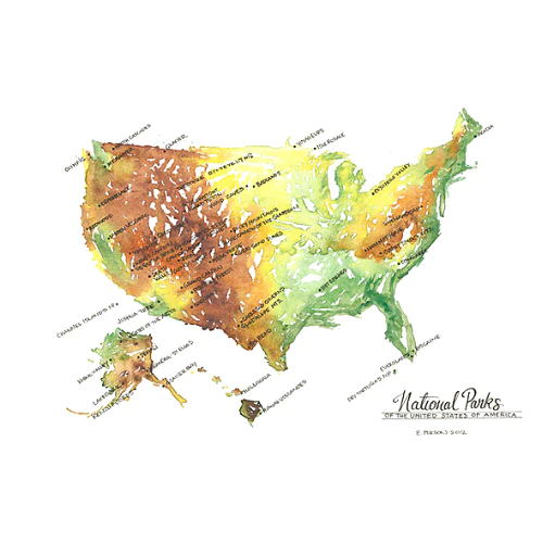National Parks Print