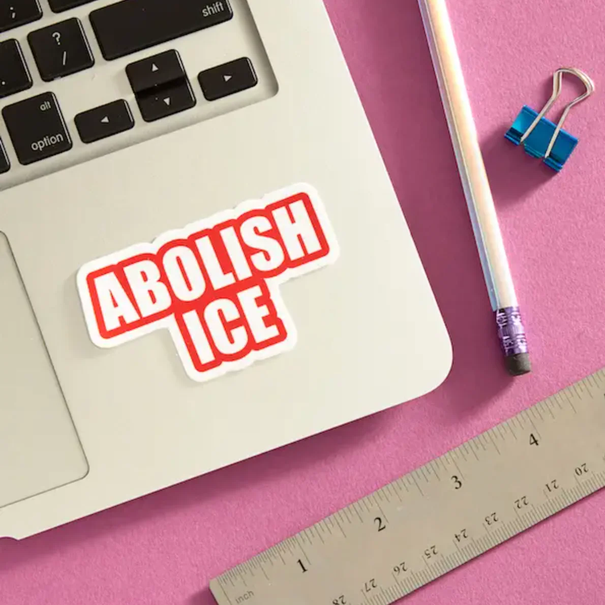 Abolish ICE Sticker - Image 2
