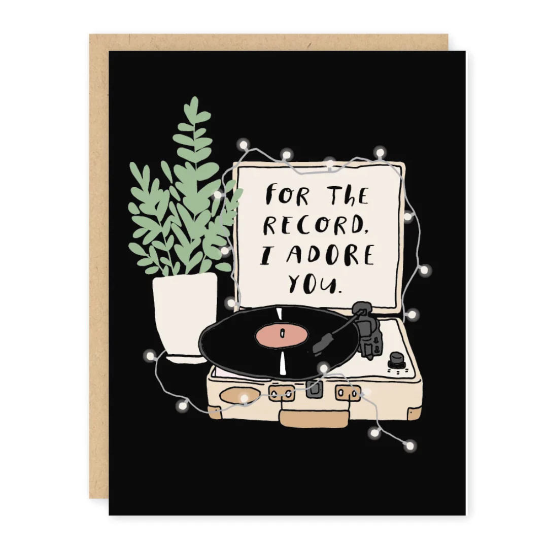 Adore You Record Card