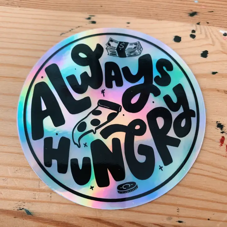 Always Hungry Sticker - Image 2