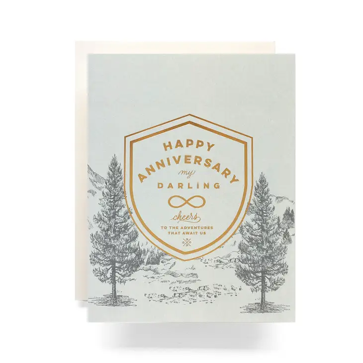 Anniversary Crest Card