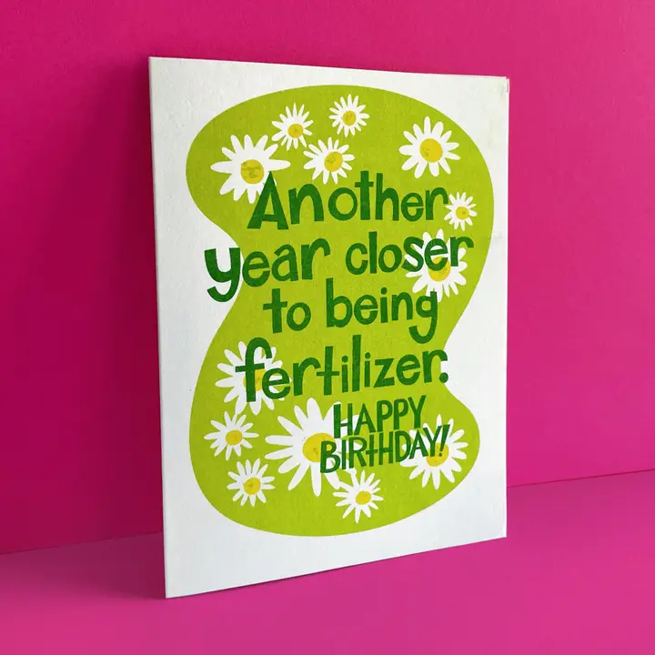 Another Year Closer Daisy Birthday Card - Image 2