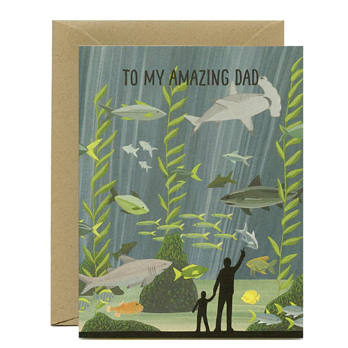 Aquarium Dad Card
