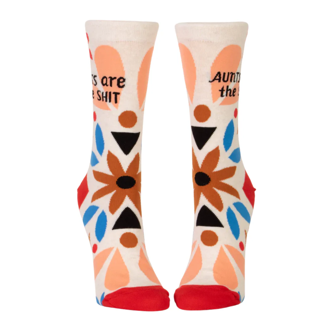 Aunts Are The Sh*t Women's Crew Socks - Image 2