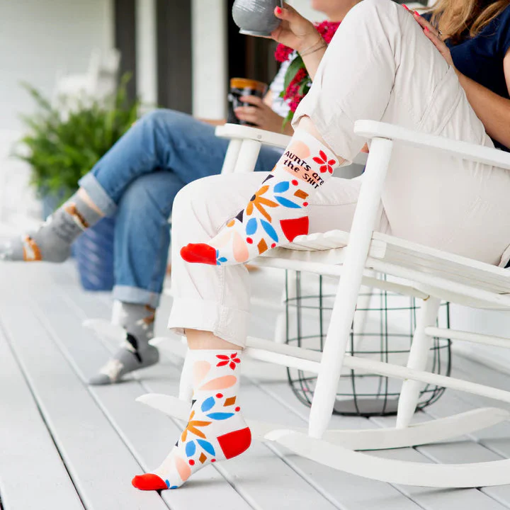 Aunts Are The Sh*t Women's Crew Socks - Image 3