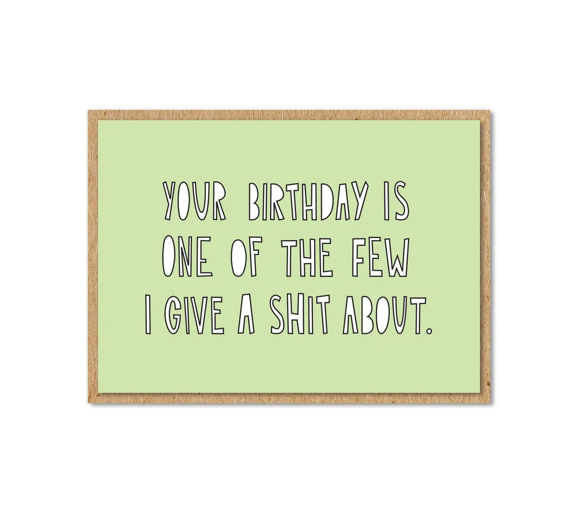 Birthday Give a Shit