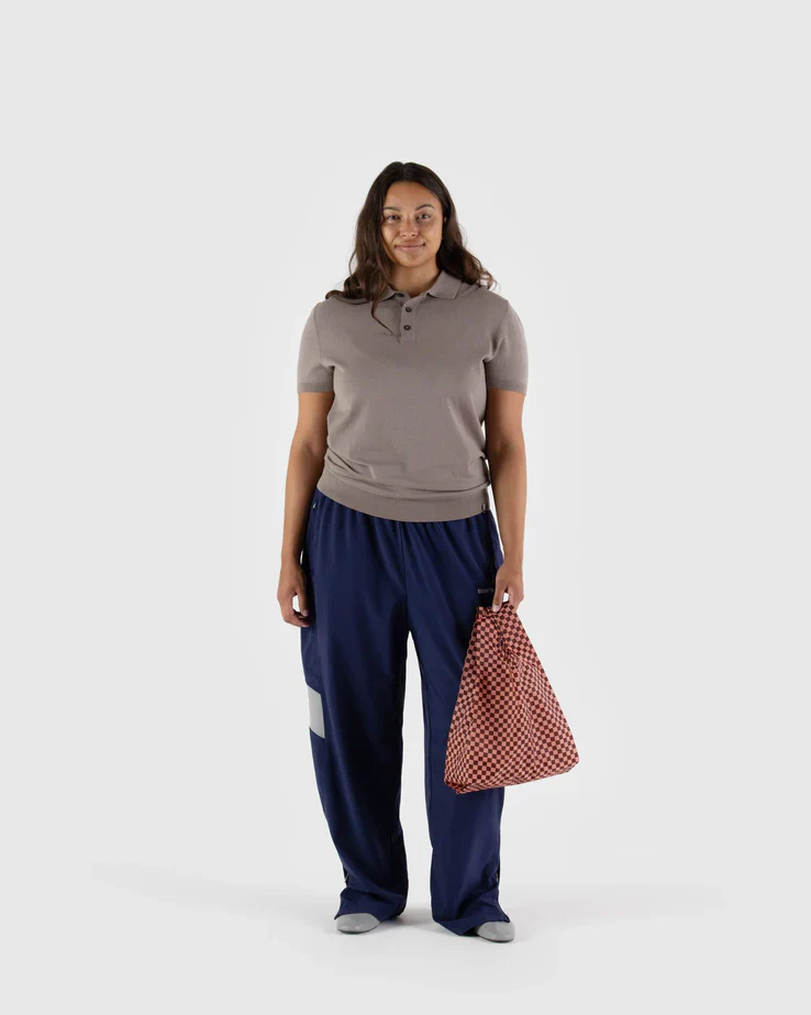 Baggu Baby Bag - Pink Brown Check - Image 2