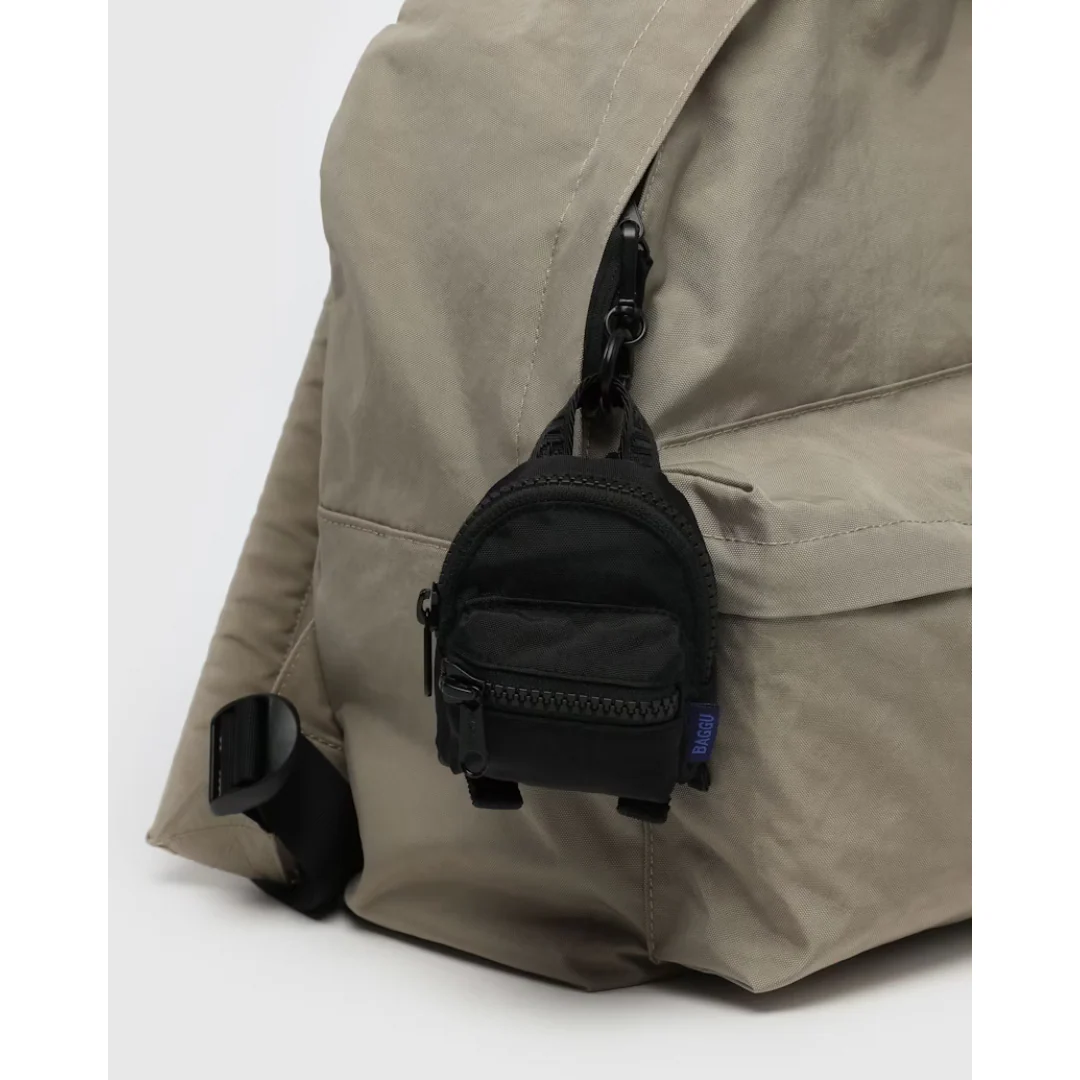 Baggu Backpack Charm - Black - Image 2