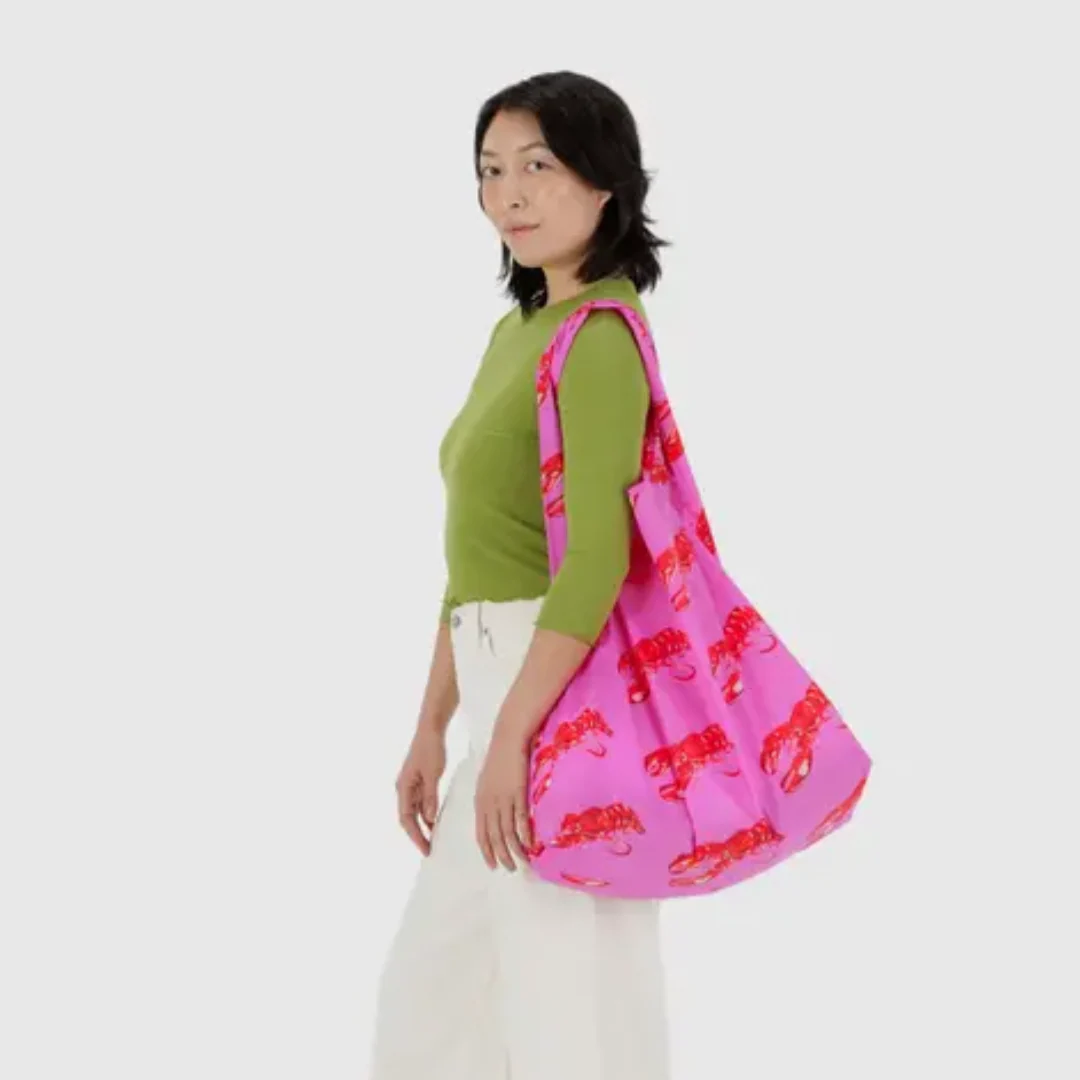 Baggu Big Bag - Pink Lobster - Image 2