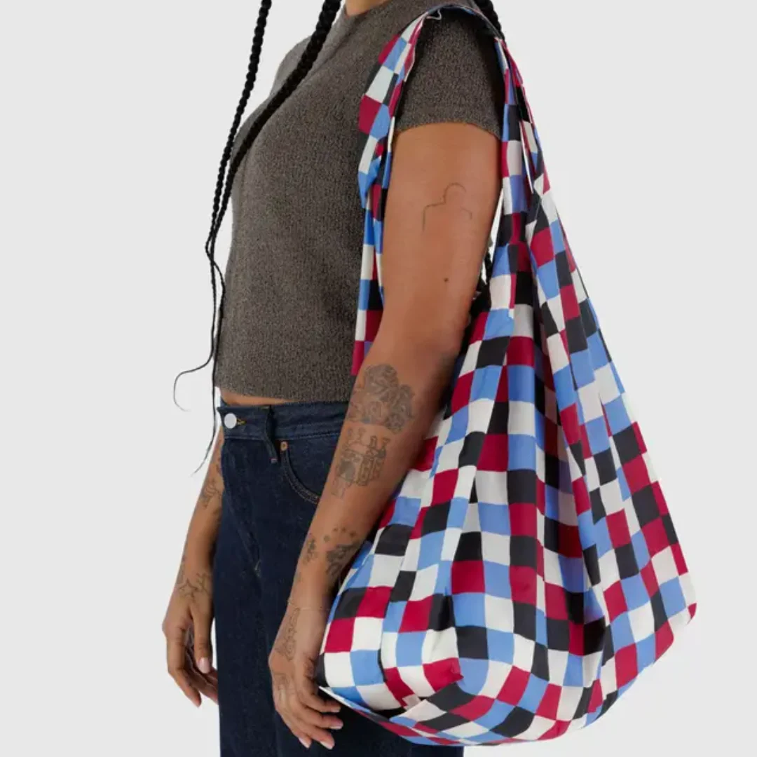 Baggu Big Baggu - Painted Check - Image 2