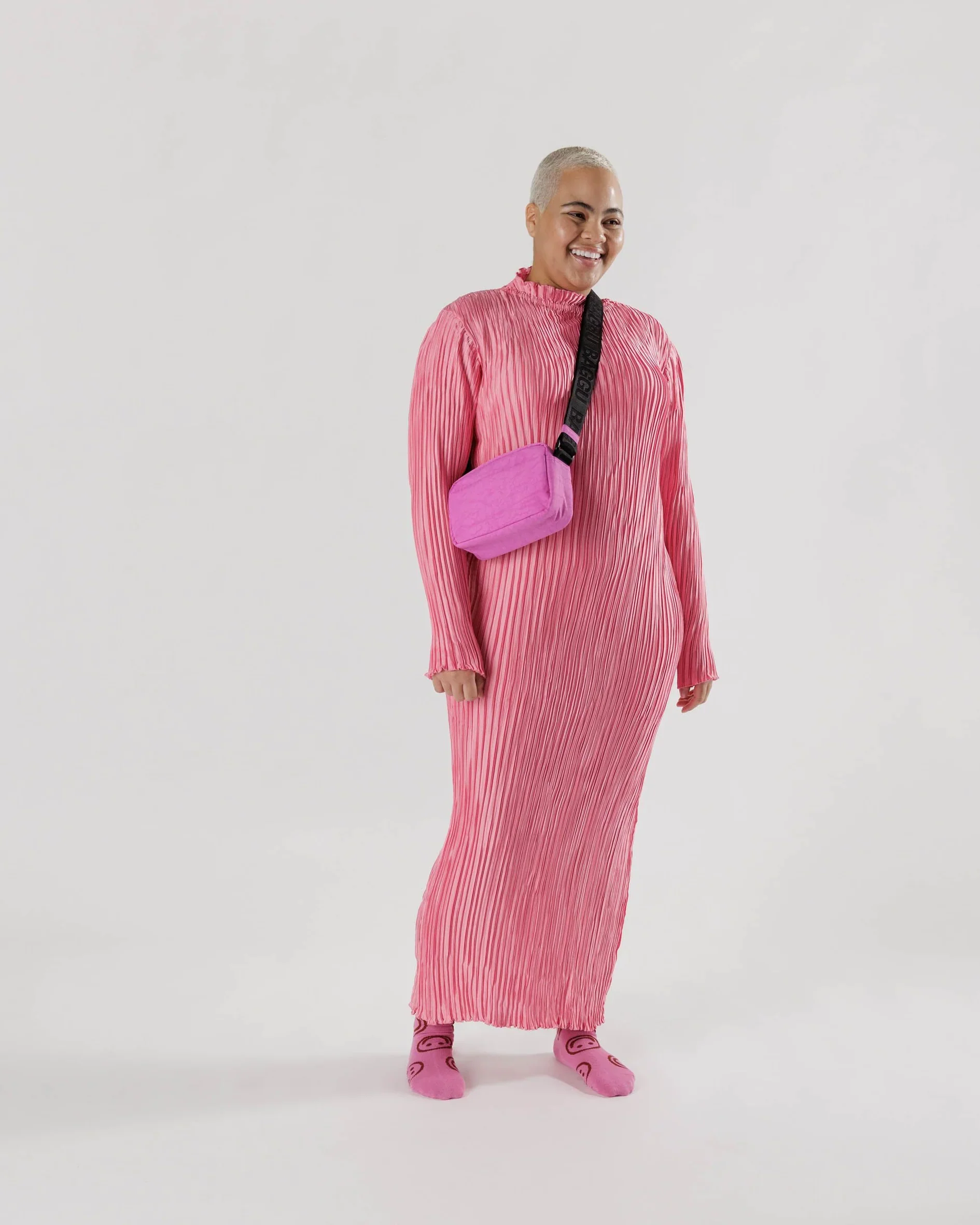 Baggu Camera Crossbody - Extra Pink - Image 2