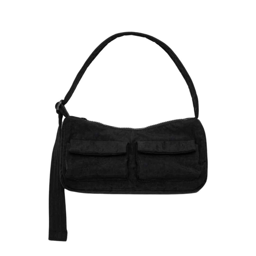Baggu Cargo Shoulder Bag - Black