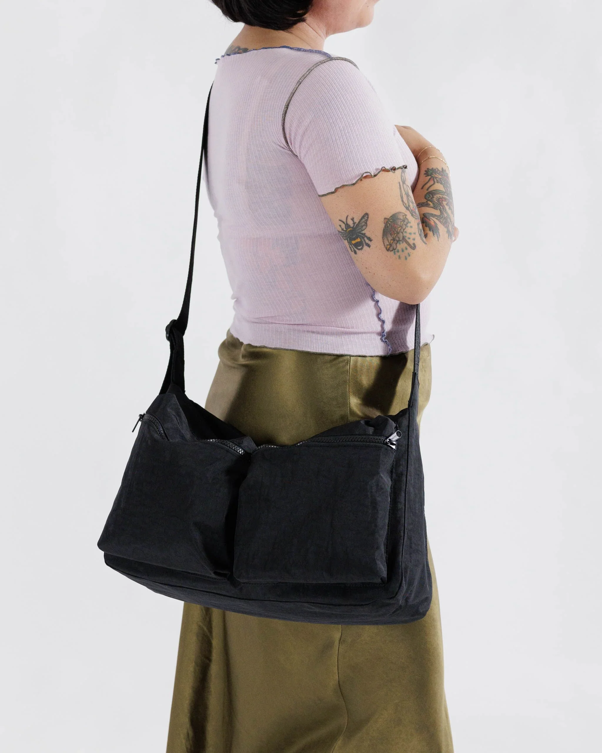 Baggu Large Cargo Crossbody - Black - Image 2