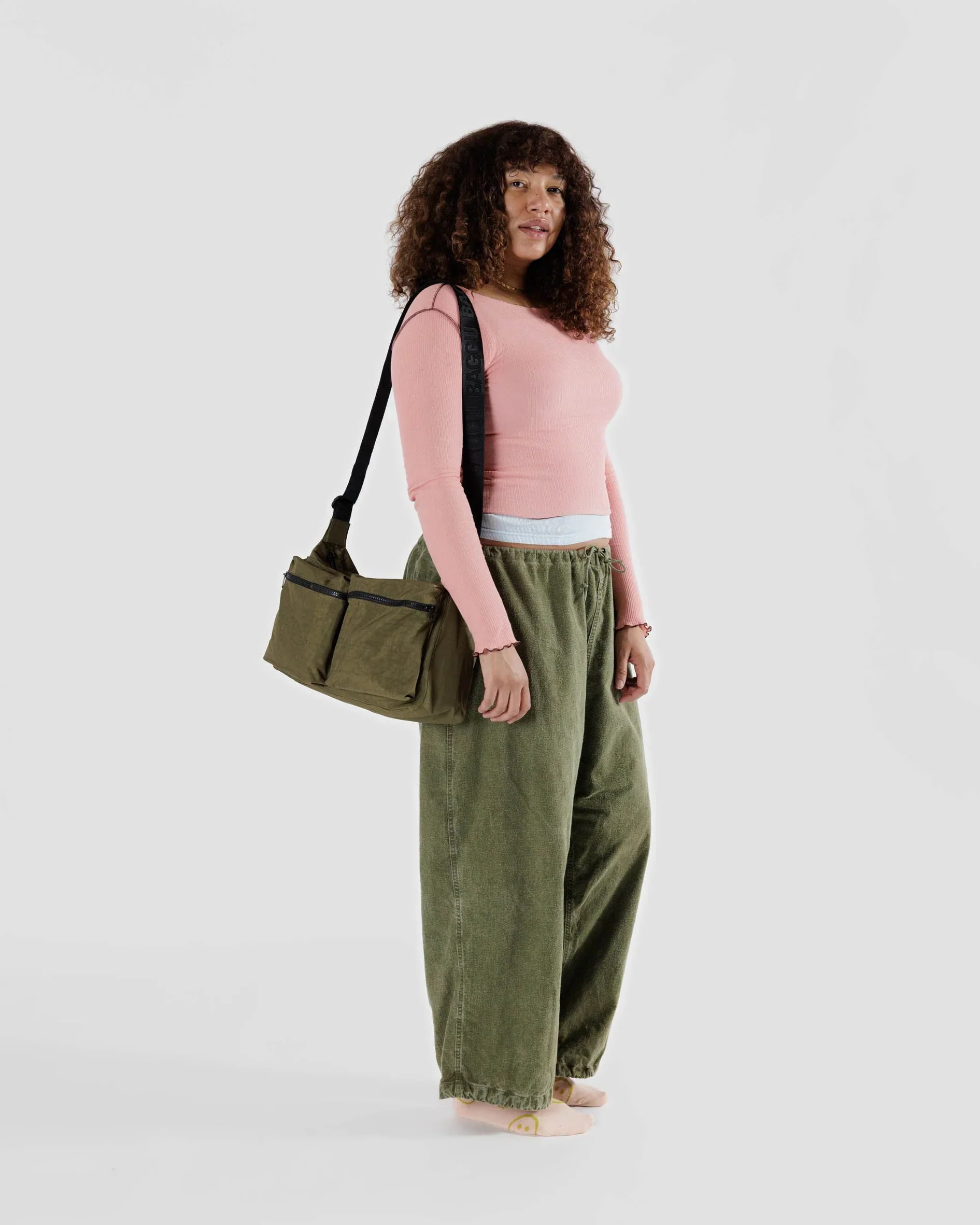 Baggu Large Cargo Crossbody - Seaweed - Image 2