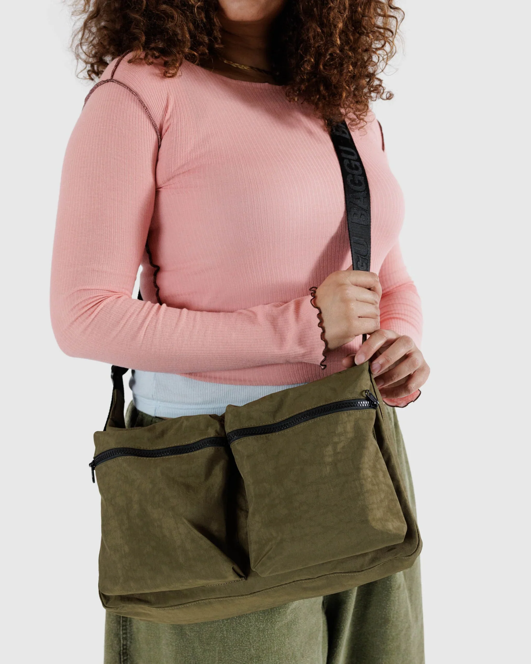 Baggu Large Cargo Crossbody - Seaweed - Image 3