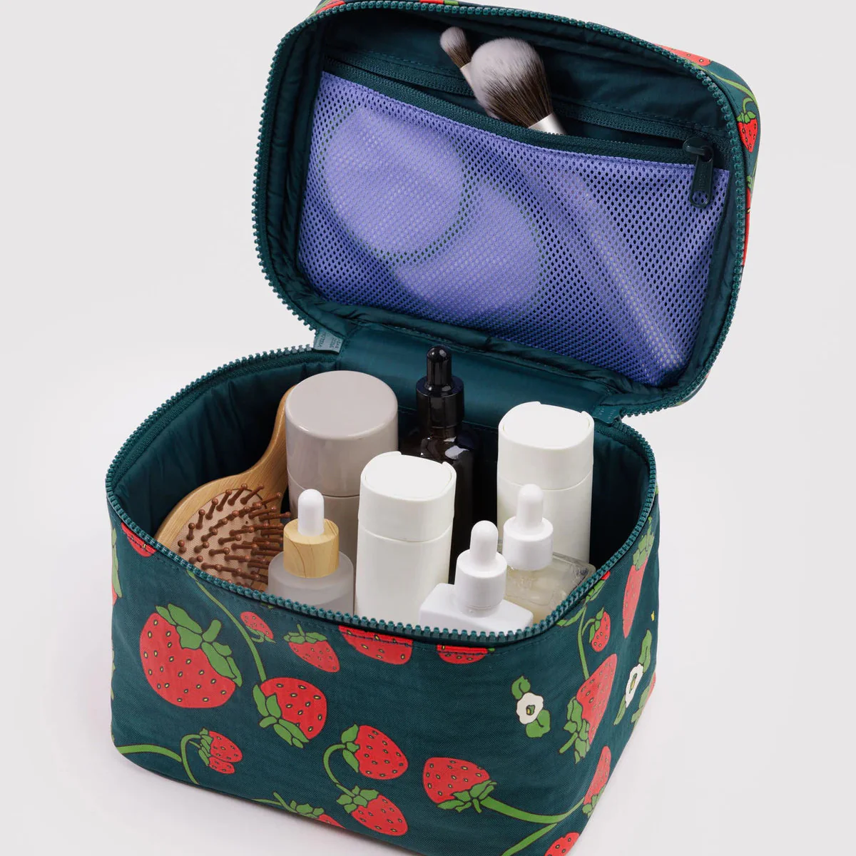 Baggu Large Cosmetic Case - Strawberry Blossom - Image 2