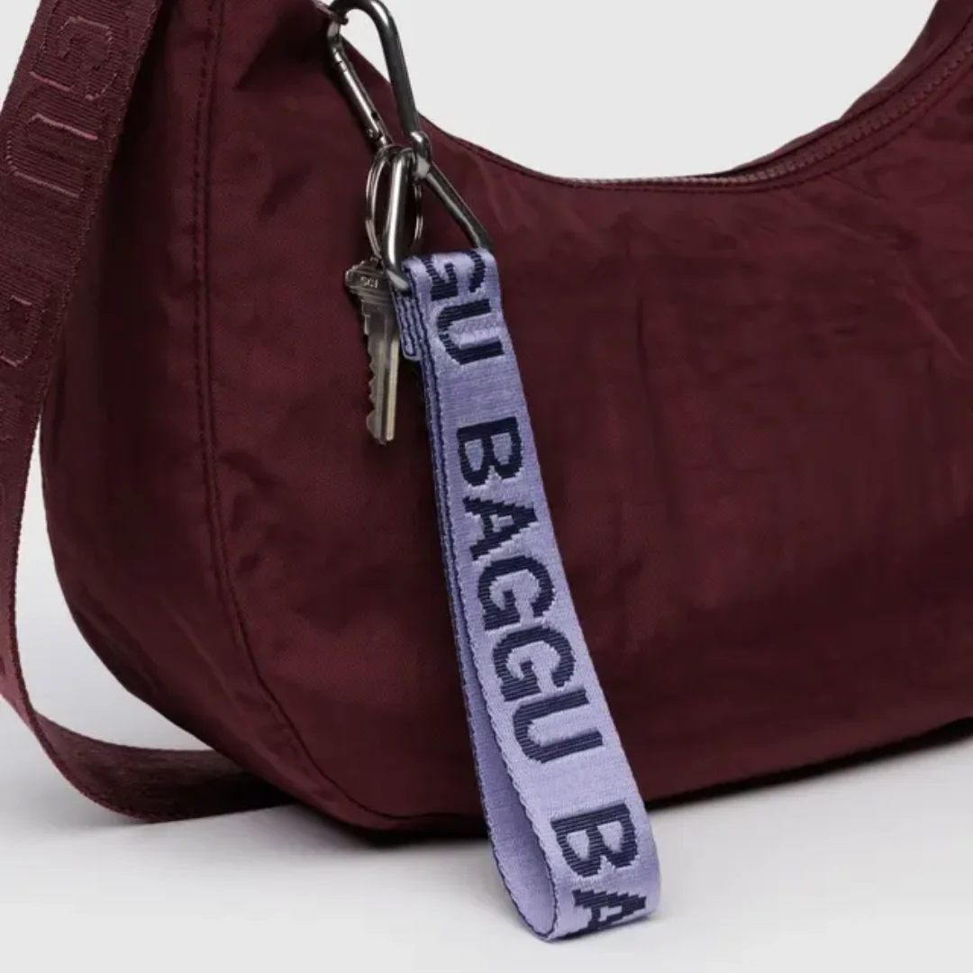 Baggu Logo Keychain - Dusty Lilac - Image 3