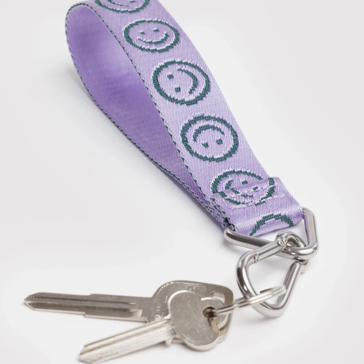Baggu Logo Keychain - Lilac Happy - Image 3