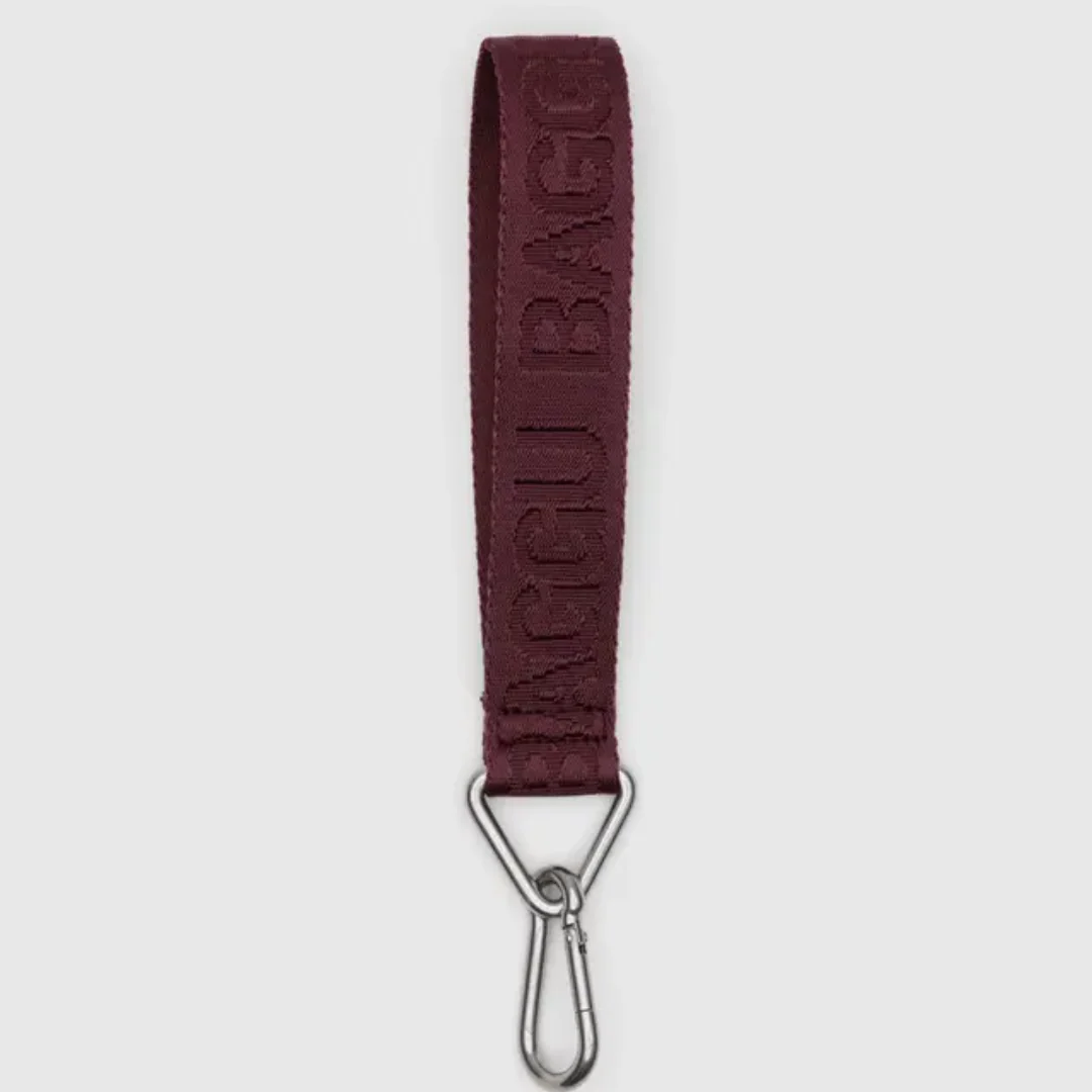 Baggu Logo Keychain - Mahogany