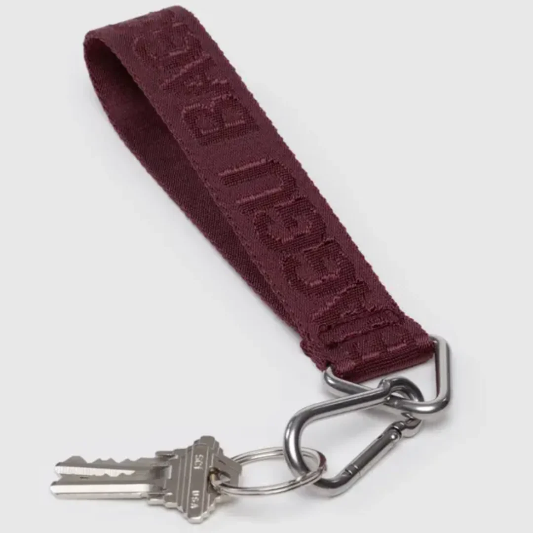 Baggu Logo Keychain - Mahogany - Image 2