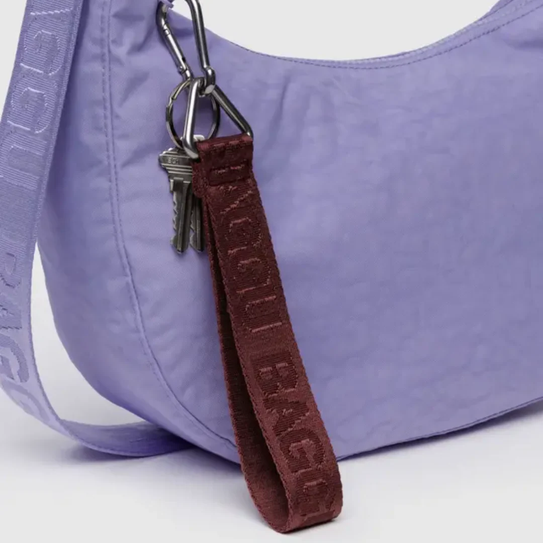 Baggu Logo Keychain - Mahogany - Image 3