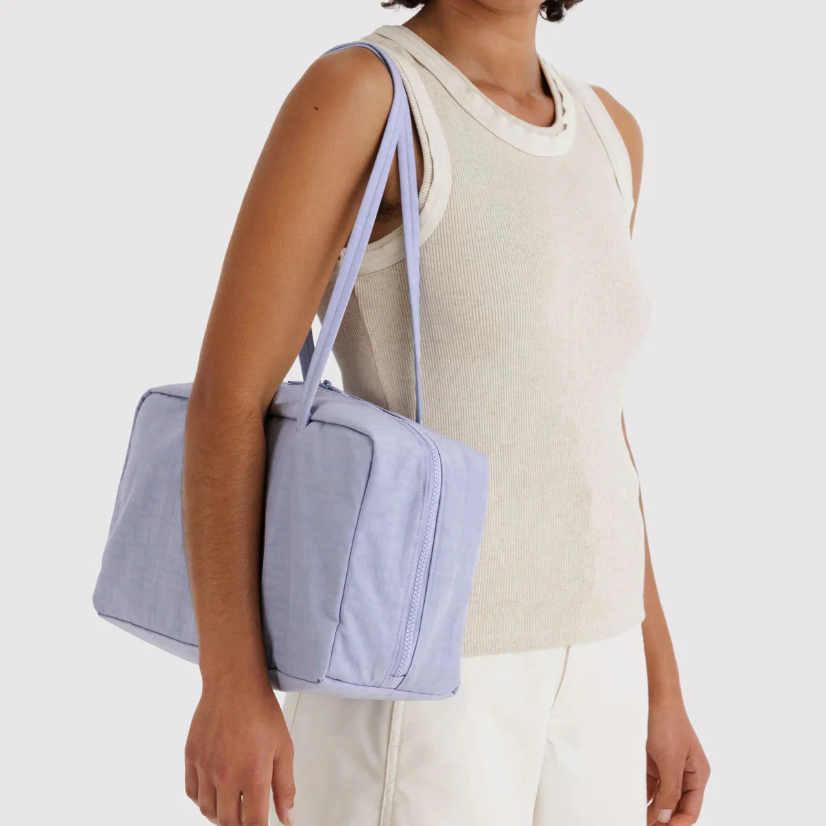 Baggu Medium Nylon Bowler Bag - Mist - Image 2