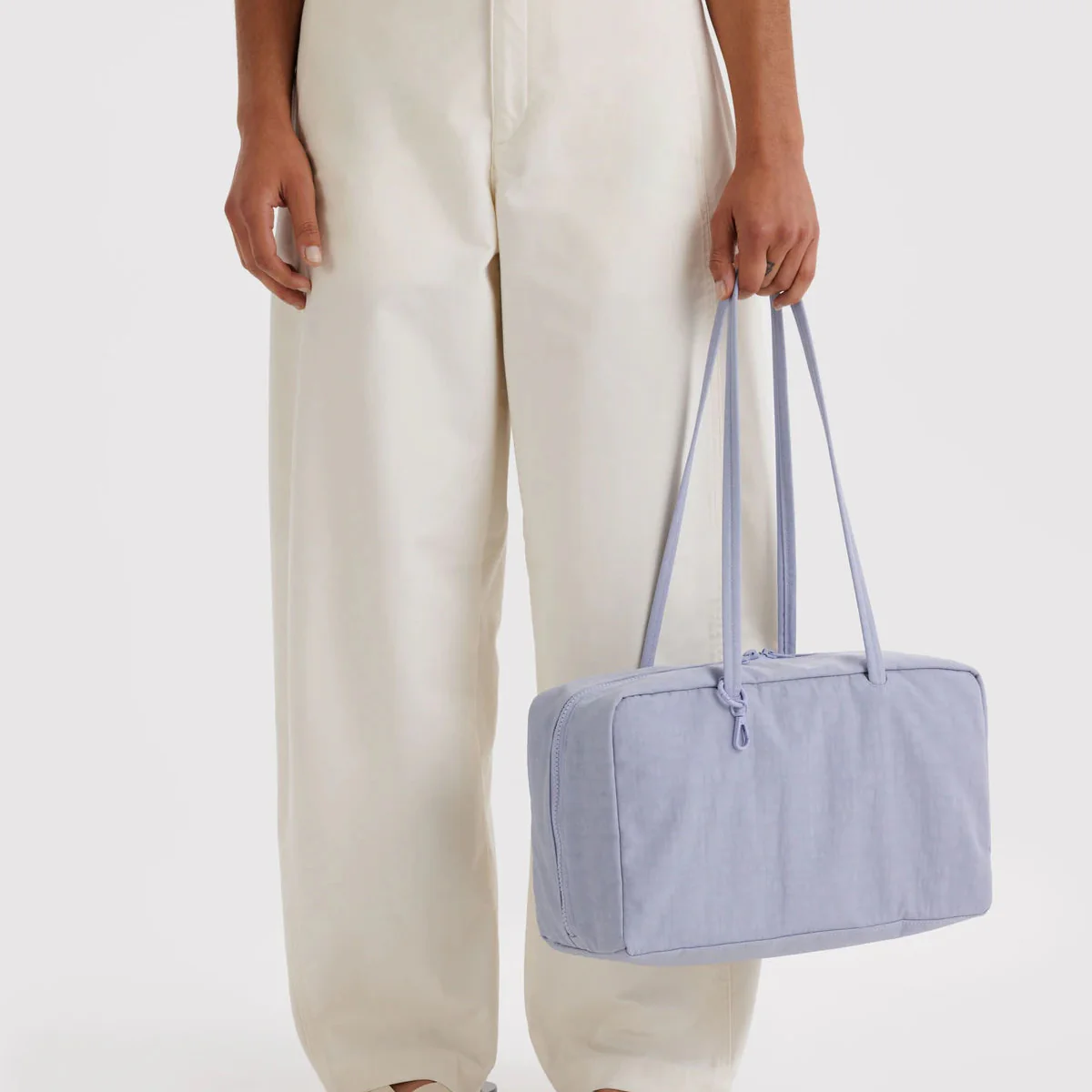 Baggu Medium Nylon Bowler Bag - Mist - Image 3