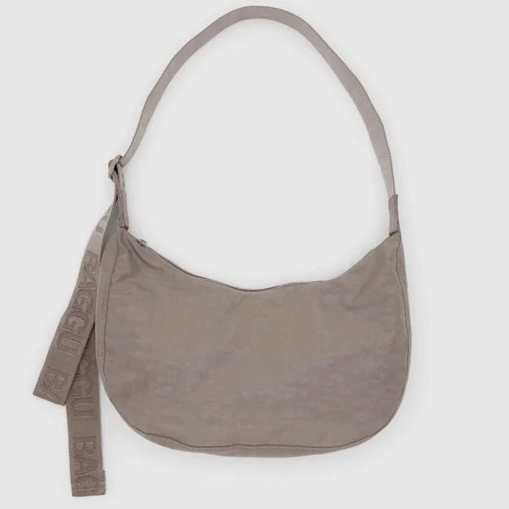 Baggu Medium Nylon Crescent Bag - Dove