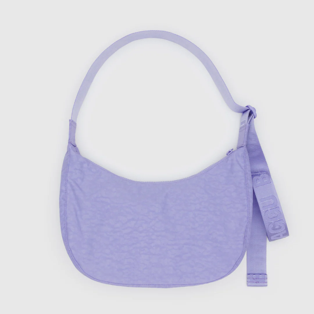Baggu Medium Nylon Crescent Bag - Embroidered My Melody Strawberry - Image 4