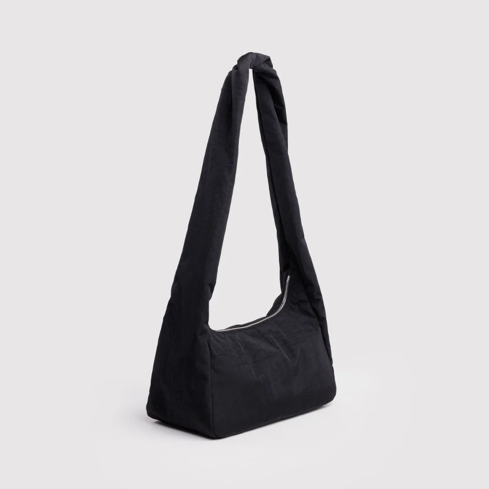 Baggu Nylon Meringue Bag - Black - Image 3