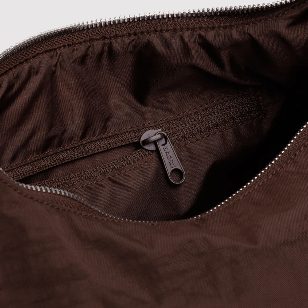 Baggu Nylon Meringue Bag - Coffee - Image 2
