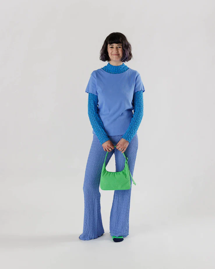 Baggu Mini Nylon Shoulder Bag - Aloe - Image 2