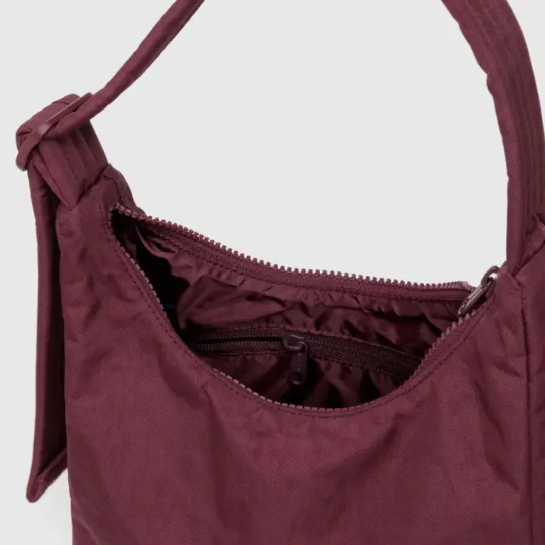 Baggu Mini Nylon Shoulder Bag - Mahogany - Image 4