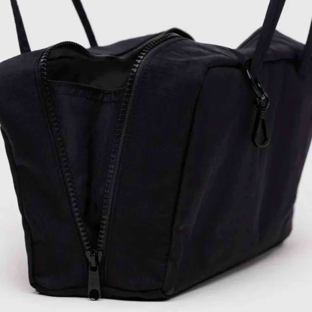 Baggu Nylon Bowler Bag - Black - Image 3