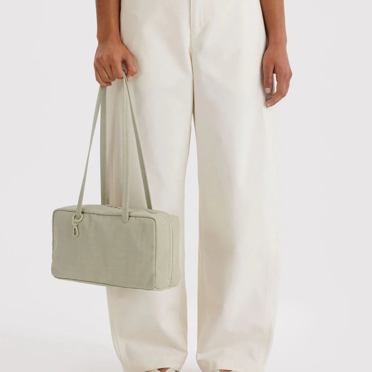 Baggu Nylon Bowler Bag - Celadon - Image 3