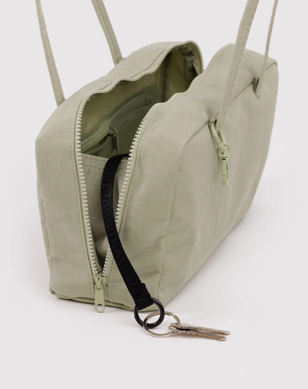 Baggu Nylon Bowler Bag - Celadon - Image 4