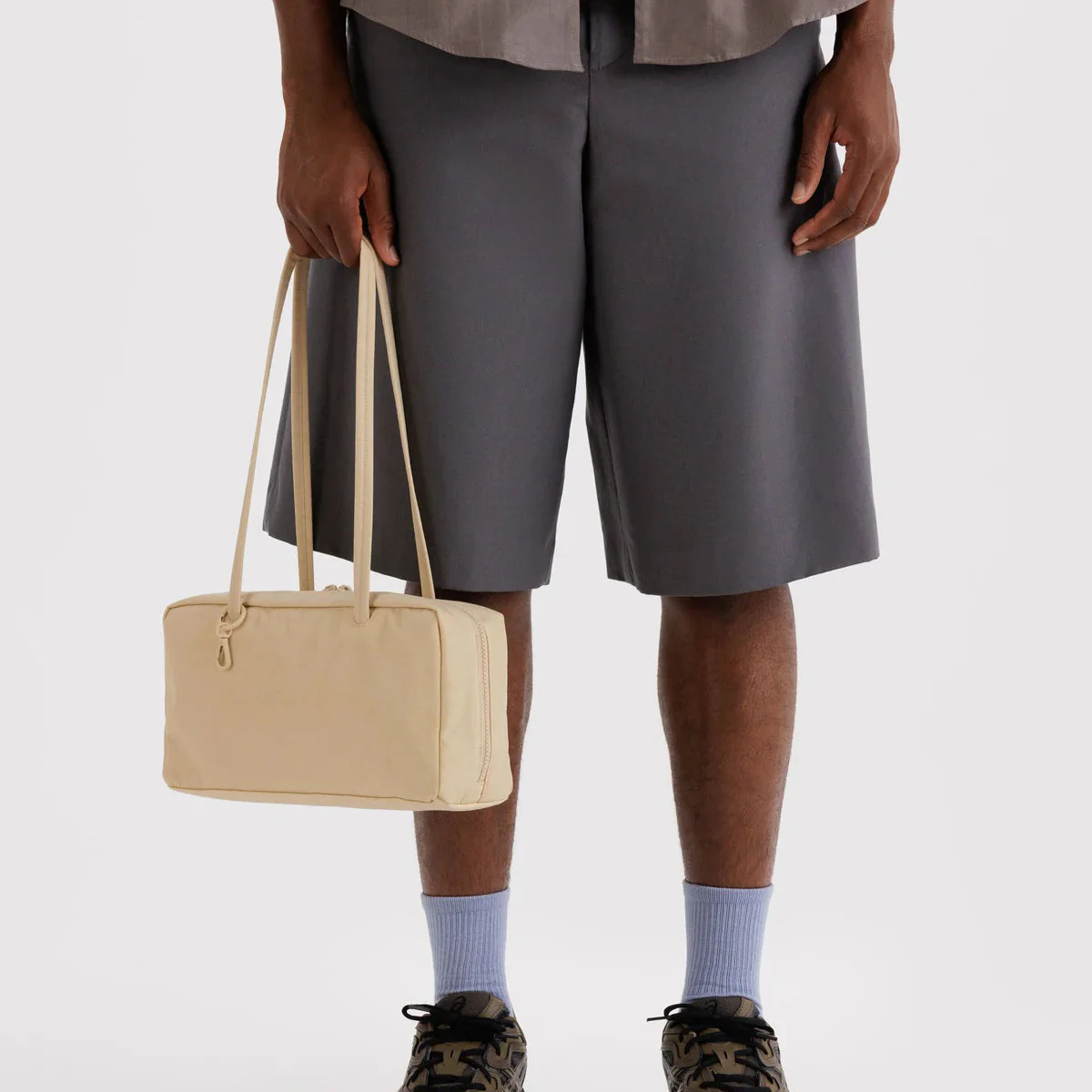 Baggu Nylon Bowler Bag - Custard - Image 3