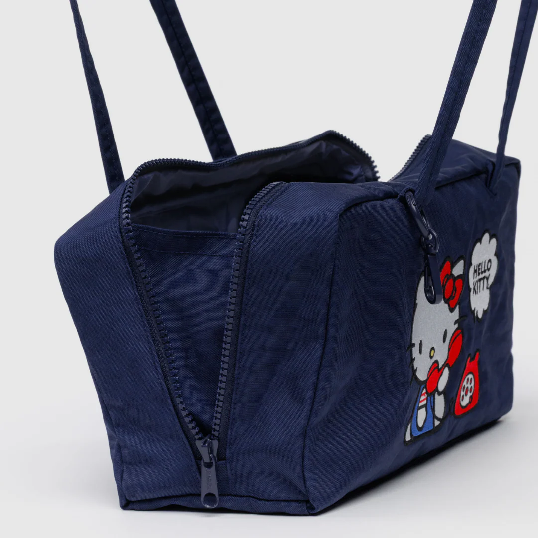 Baggu Nylon Bowler Bag - Embroidered Hello Kitty Phone - Image 5