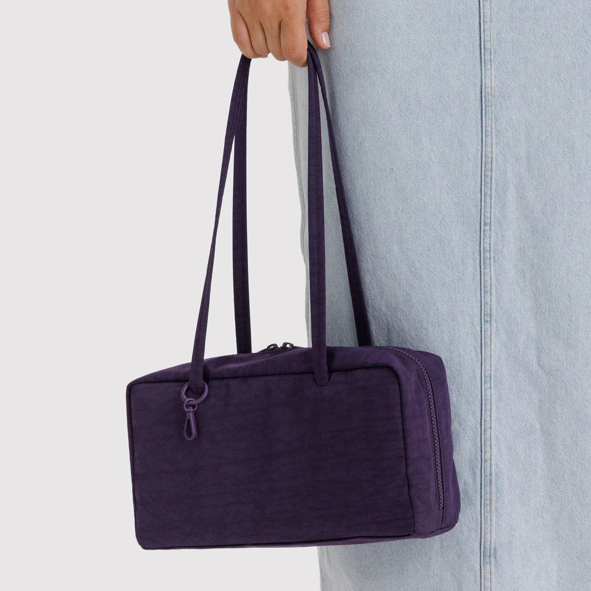 Baggu Nylon Bowler Bag - Fig - Image 3