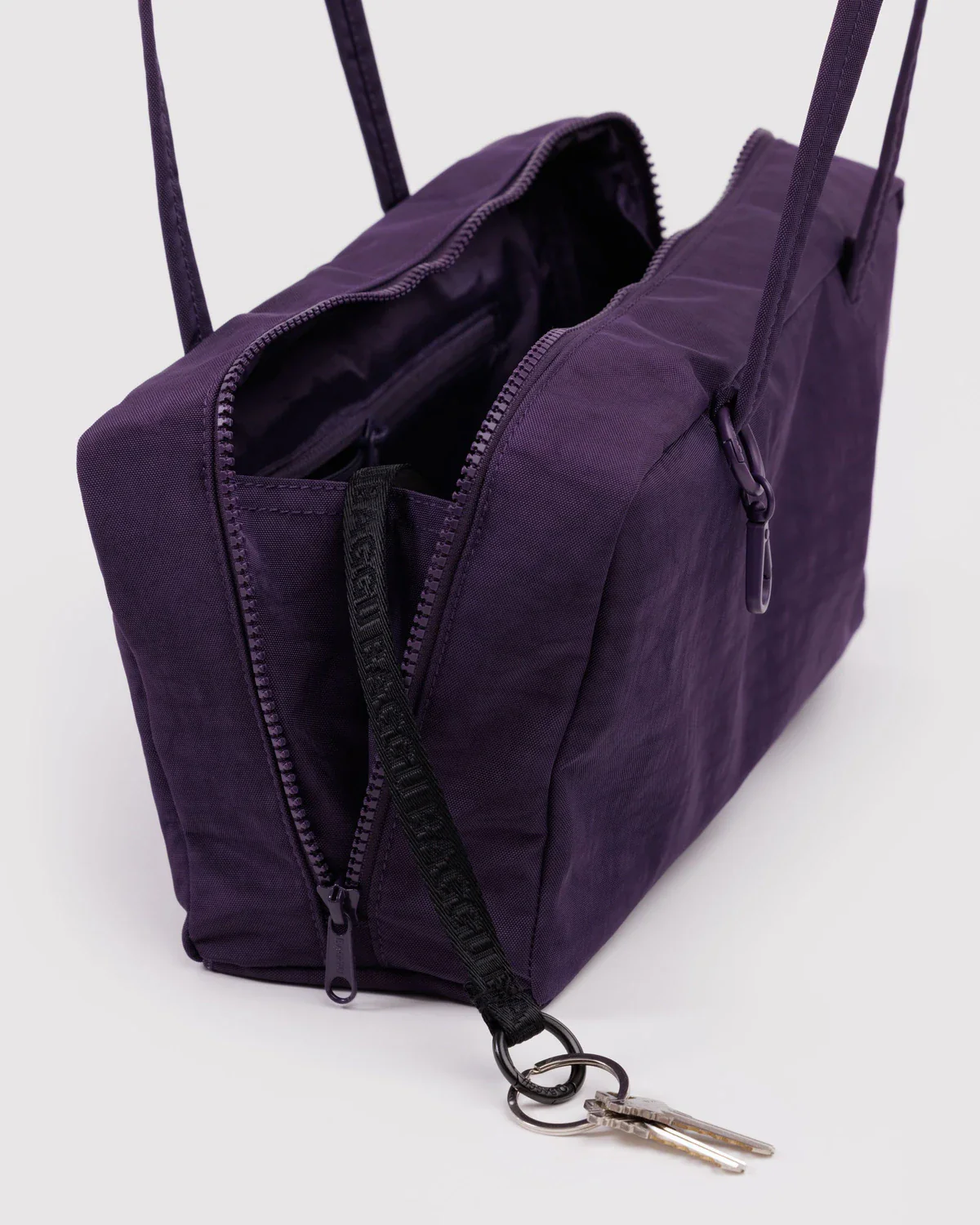 Baggu Nylon Bowler Bag - Fig - Image 4