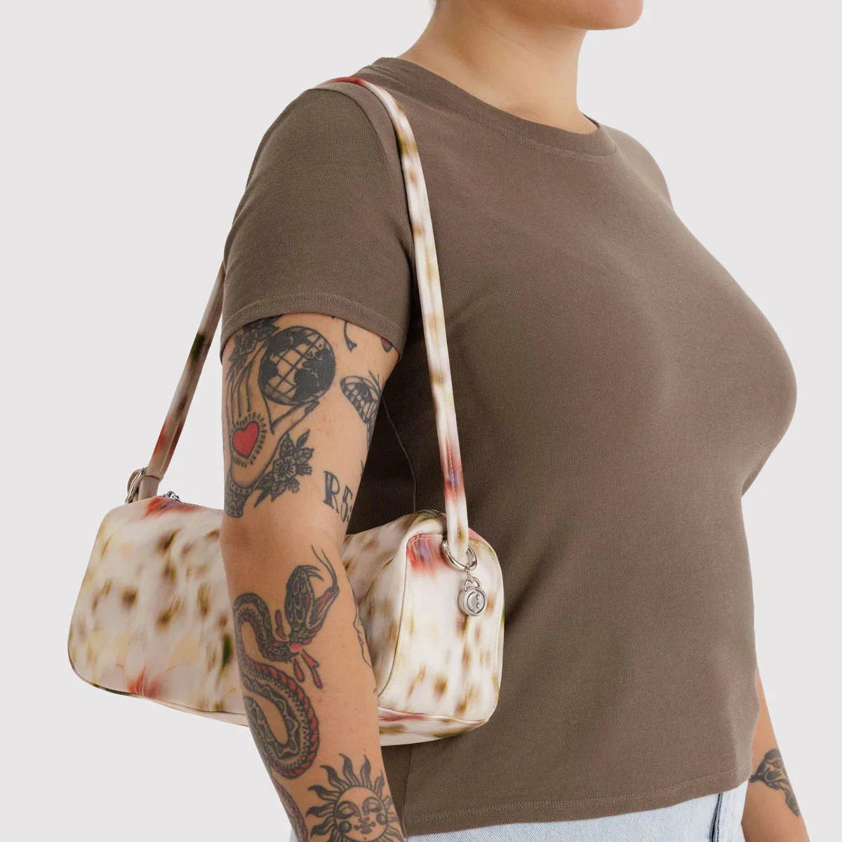 Baggu Nylon Loaf Bag -Abstract Floral - Image 2
