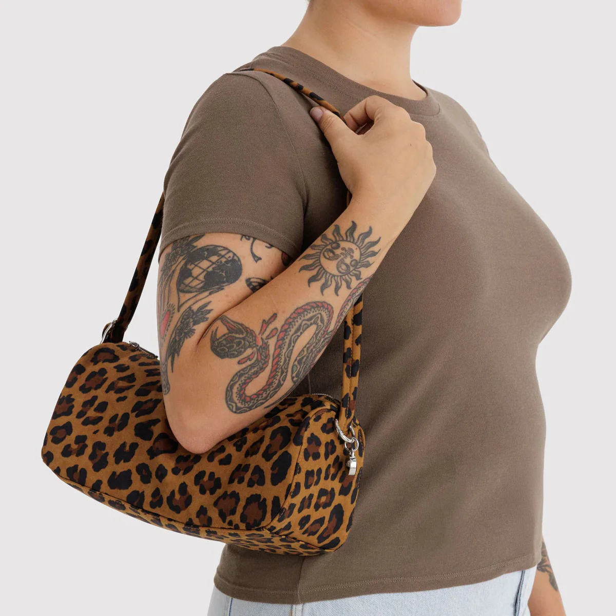Baggu Nylon Loaf Bag - Leopard - Image 2