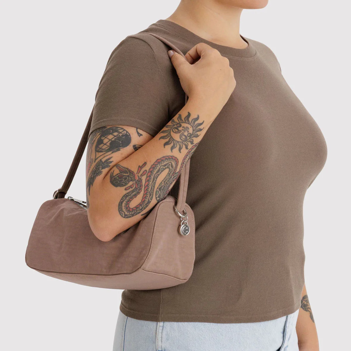 Baggu Nylon Loaf Bag - Toasted Almond - Image 2