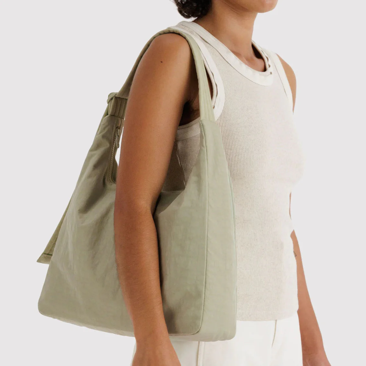 Baggu Nylon Shoulder Bag - Celadon - Image 2