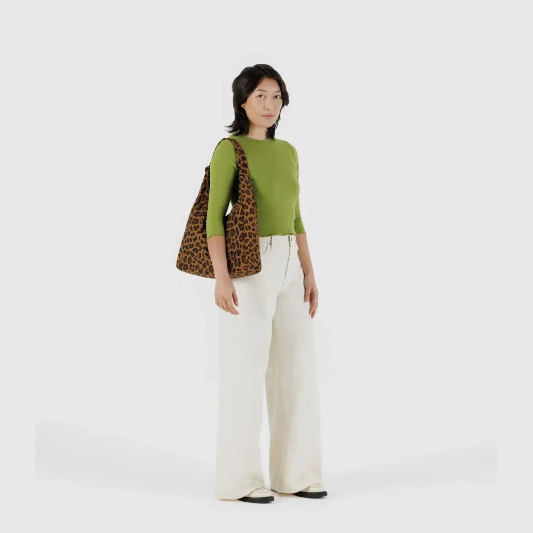 Baggu Nylon Shoulder Bag - Leopard - Image 2