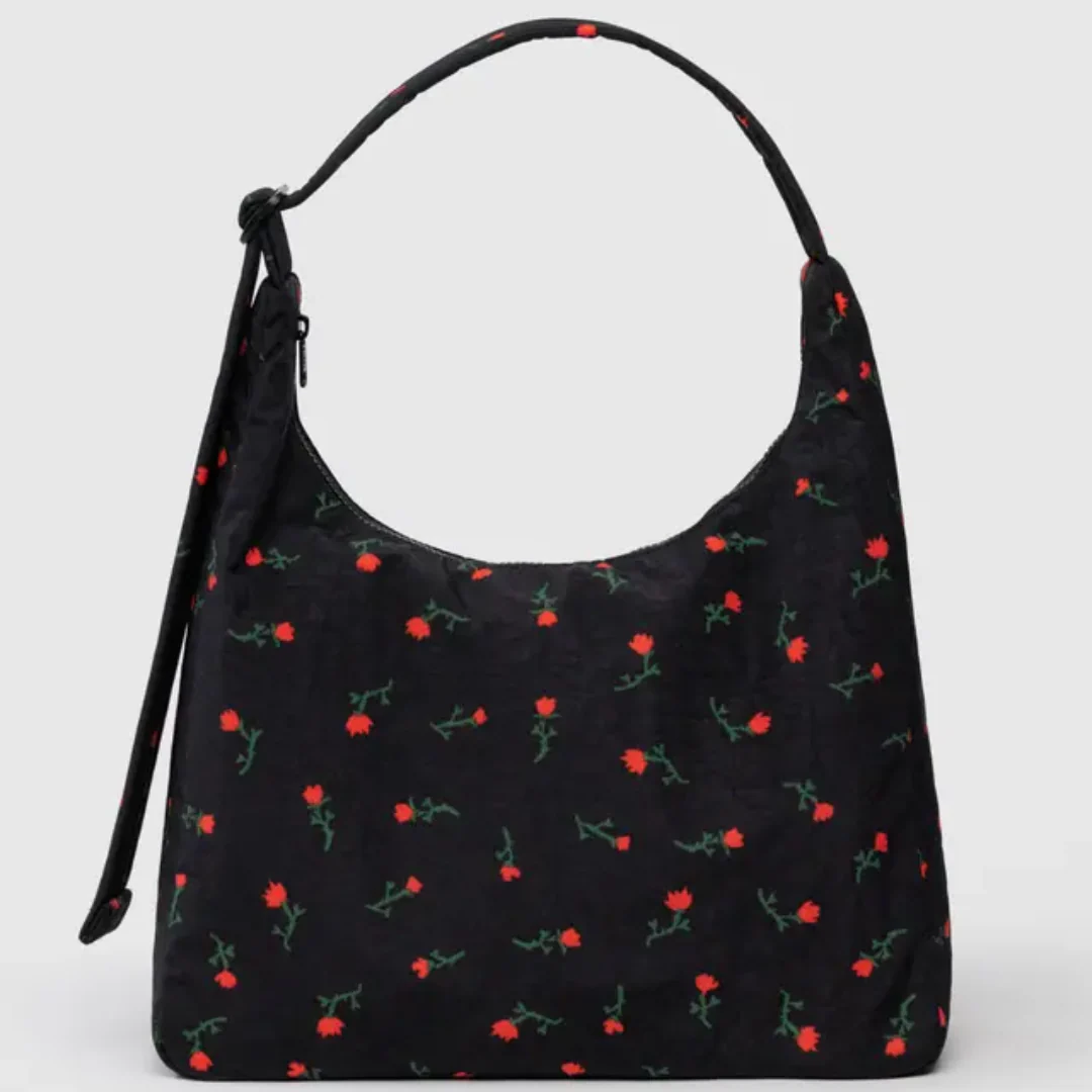 Baggu Nylon Shoulder Bag - Painted Wildflower