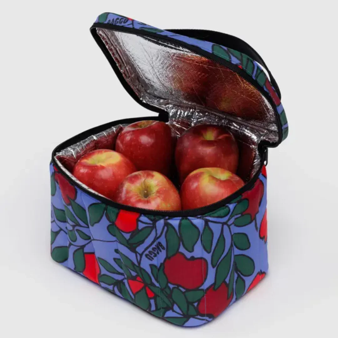 Baggu Puffy Lunch Bag - Apple Tree - Image 2