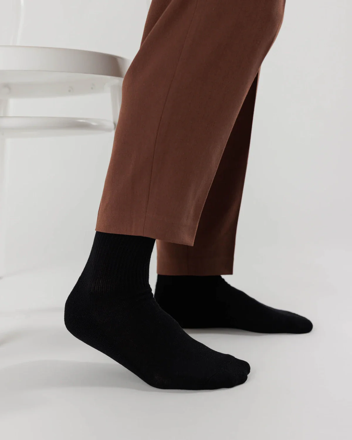 Baggu Ribbed Sock - Black - Image 3