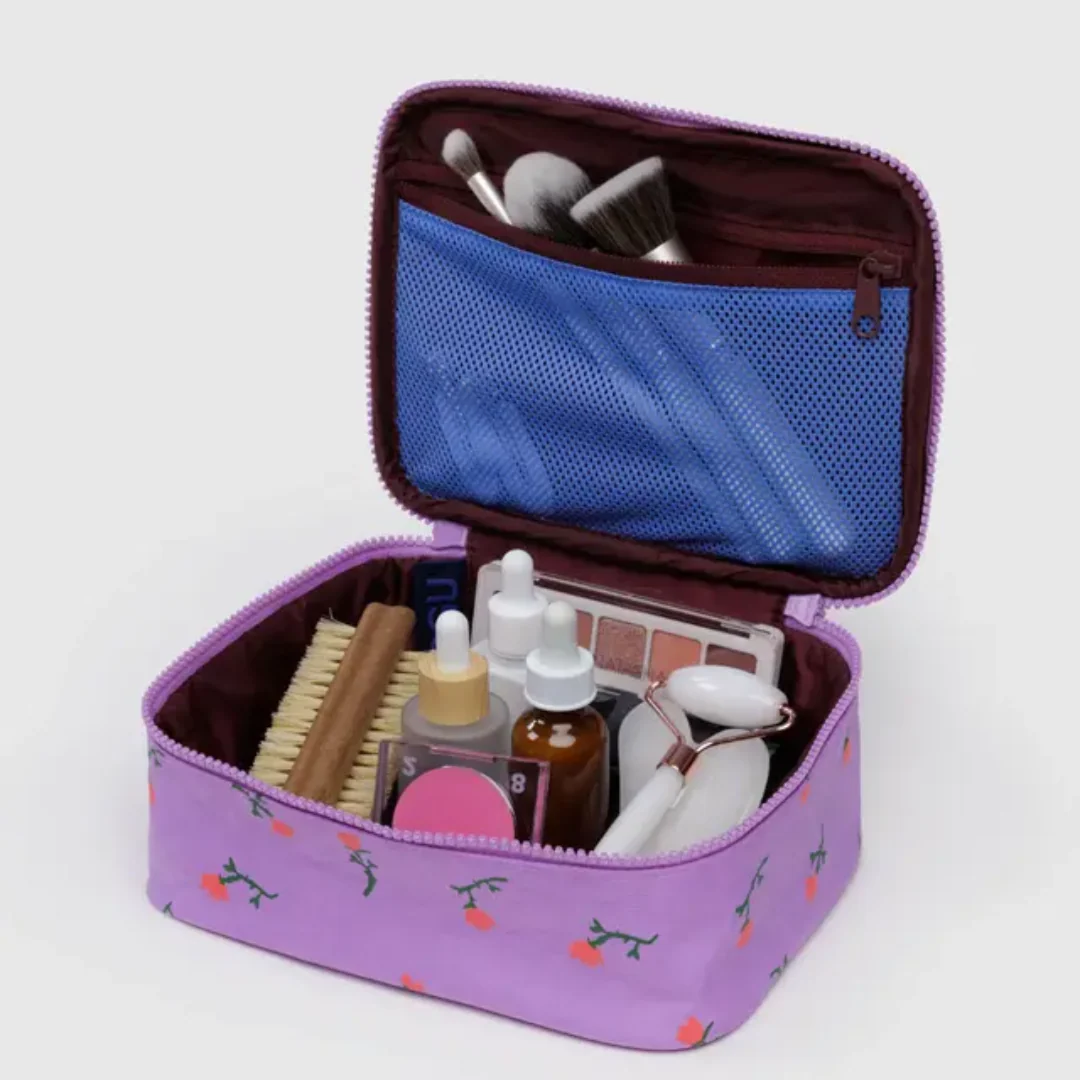 Baggu Small Cosmetic Case - Painted Wildflower - Image 2